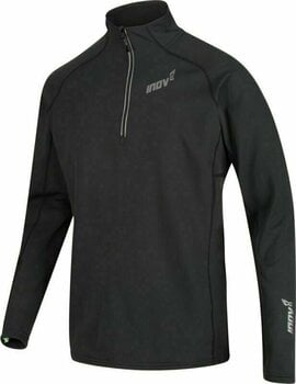 Running sweatshirt Inov-8 Technical Mid Layer Half Zip M Black S Running sweatshirt - 1