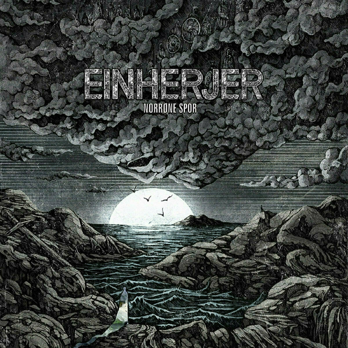 Disco de vinilo Einherjer - Norr?ne Spor (Clear Green Vinyl) (LP)
