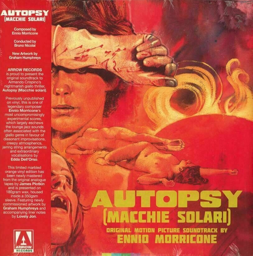 Vinylskiva Ennio Morricone - Autopsy (Macchie Solari ) OST (Orange Vinyl) (2 LP)