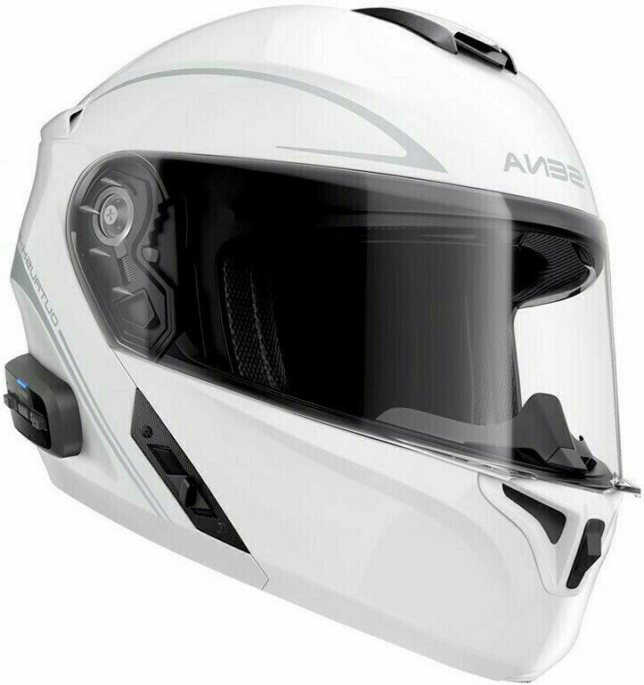 Sena Outrush R FM Glossy White M Helmet 