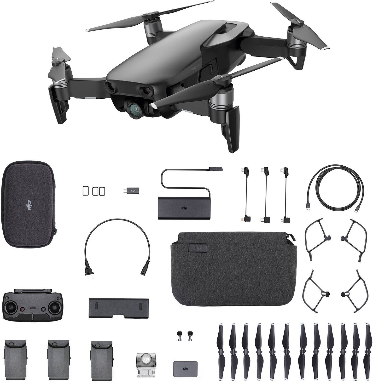 Drone DJI Mavic Air FLY MORE COMBO Onyx Black - DJIM0254CB