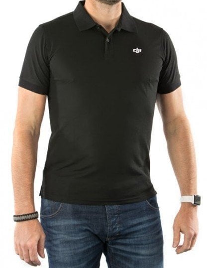 Camisa pólo DJI Polo Shirt Black L
