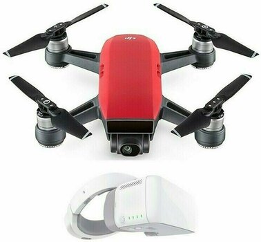 Drone DJI Spark Fly More Combo Lava Red Version + Goggles - DJIS0203CG - 1