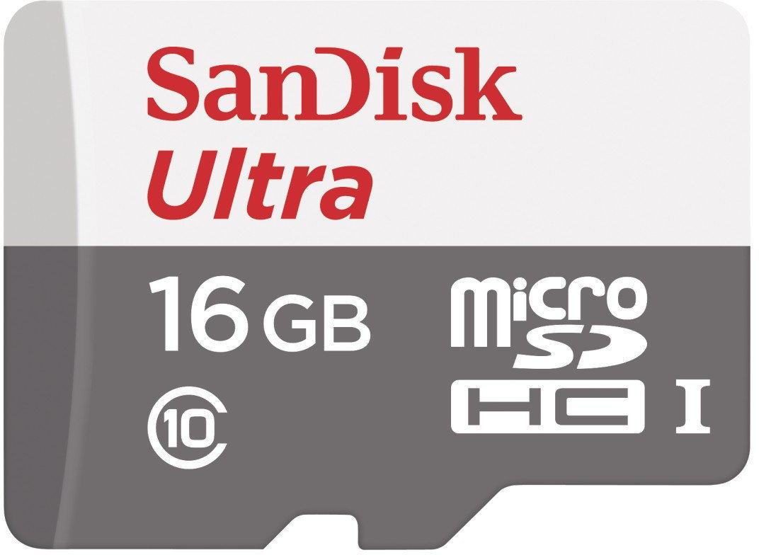 Carte mémoire SanDisk Ultra 16 GB SDSQUNS-016G-GN3MN Micro SDHC 16 GB Carte mémoire