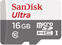 Cartão de memória SanDisk Ultra 16 GB SDSQUNS-016G-GN3MN Micro SDHC 16 GB Cartão de memória