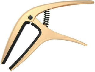 Capotasto per chitarre acustiche Ernie Ball Axis Capo Satin Gold Capotasto per chitarre acustiche