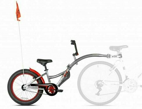 Gyerekülés és pótkocsi kerékpárokhoz WeeRide Co-Pilot XT Deluxe Szürke Gyerekülés és pótkocsi kerékpárokhoz - 1