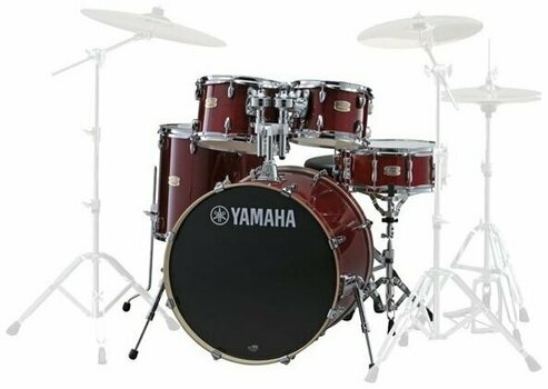 Akoestisch drumstel Yamaha SBP0F5CR Cranberry Red - 1