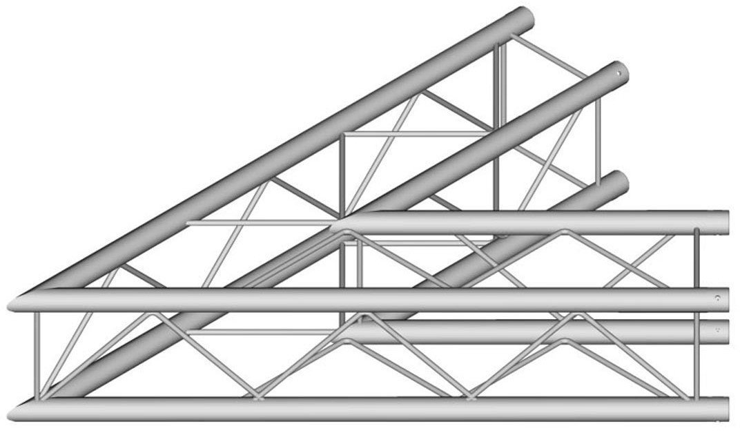 Obdĺžnikový truss nosník Duratruss DT 24-C19-L45 Obdĺžnikový truss nosník