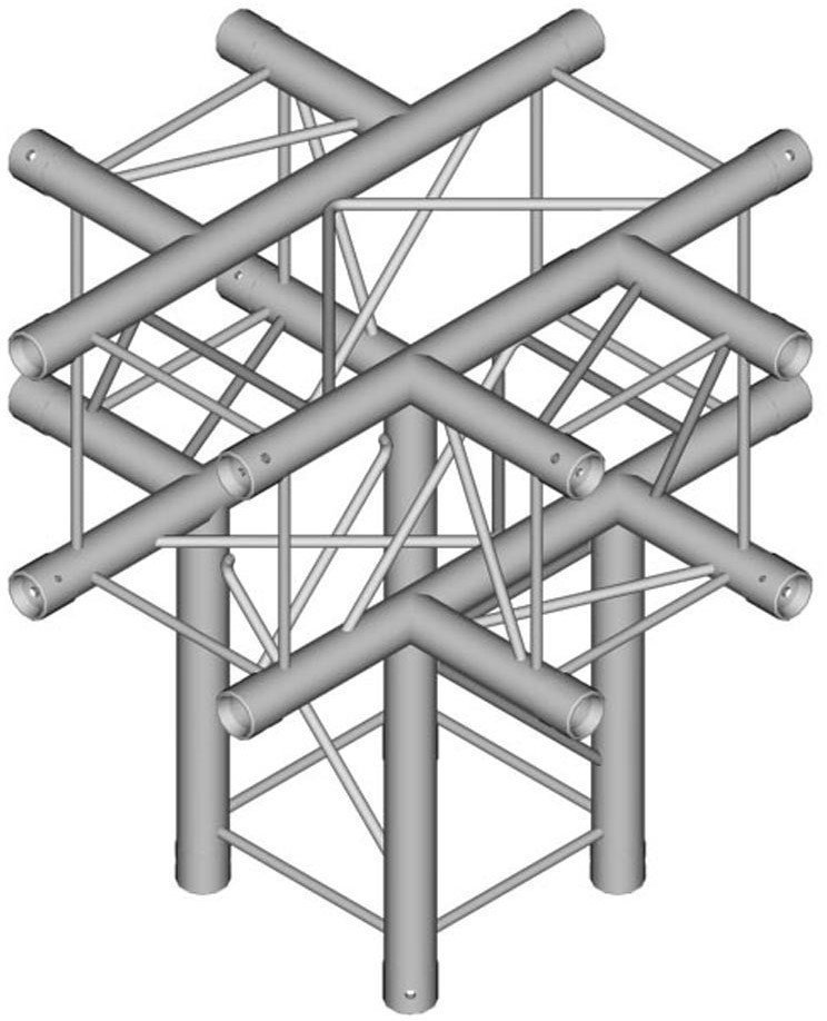 Négyszög alakú rácsos tartó Duratruss DT 24-C51 Négyszög alakú rácsos tartó