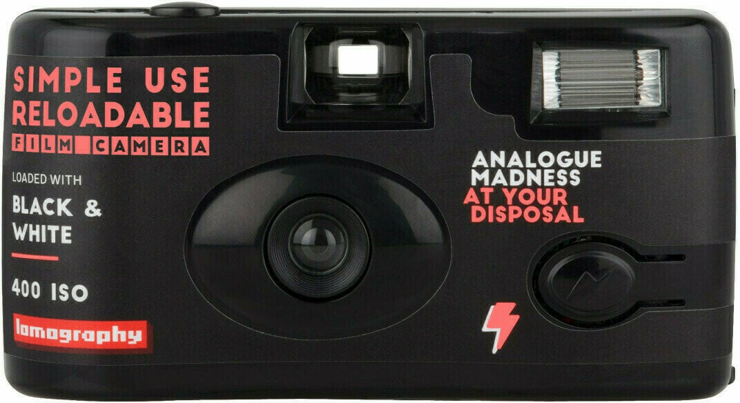 Klasyczny aparat Lomography Simple Use Film Camera Black and White