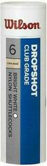 Wilson Dropshot Shuttlecocks 6 Tube White