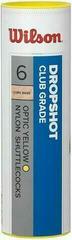Wilson Dropshot Shuttlecocks 6 Tube Yellow