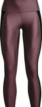 Pantalones/leggings para correr Under Armour HeatGear Armour Panel Ankle Leggings Plum/Black M Pantalones/leggings para correr - 1
