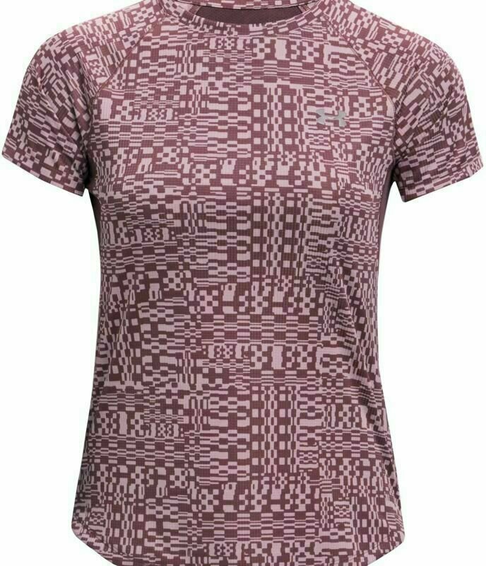 Running t-shirt with short sleeves
 Under Armour UA Speed Stride Printed Ash Plum/Mauve Pink XS Running t-shirt with short sleeves