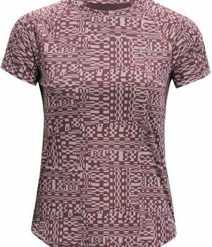 Running t-shirt with short sleeves
 Under Armour UA Speed Stride Printed Ash Plum/Mauve Pink XS Running t-shirt with short sleeves - 1