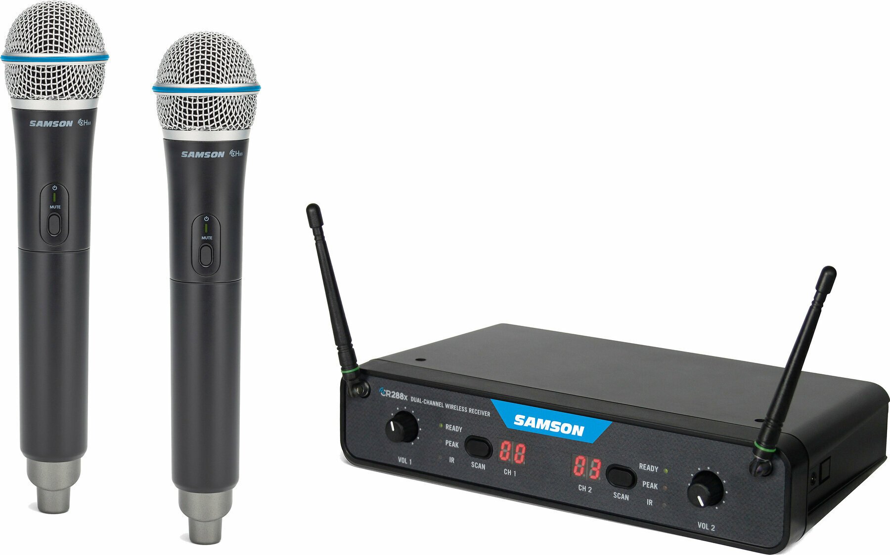 Wireless Handheld Microphone Set Samson Concert 288x Handheld K (Just unboxed)