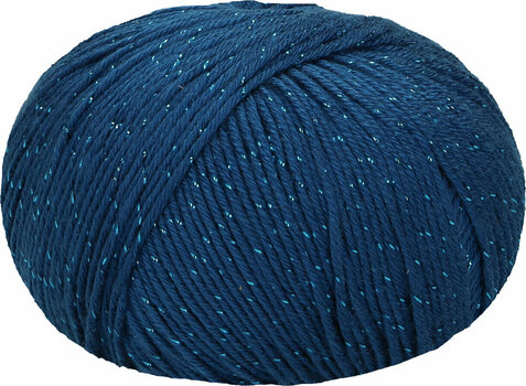Knitting Yarn Red Heart Stella 0007 Mid Blue Knitting Yarn - 1