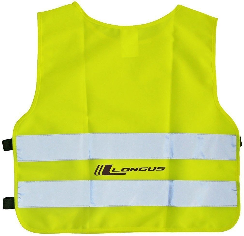 Veste de cyclisme, gilet Longus Reflective Vest EN1150 Yellow S Veste