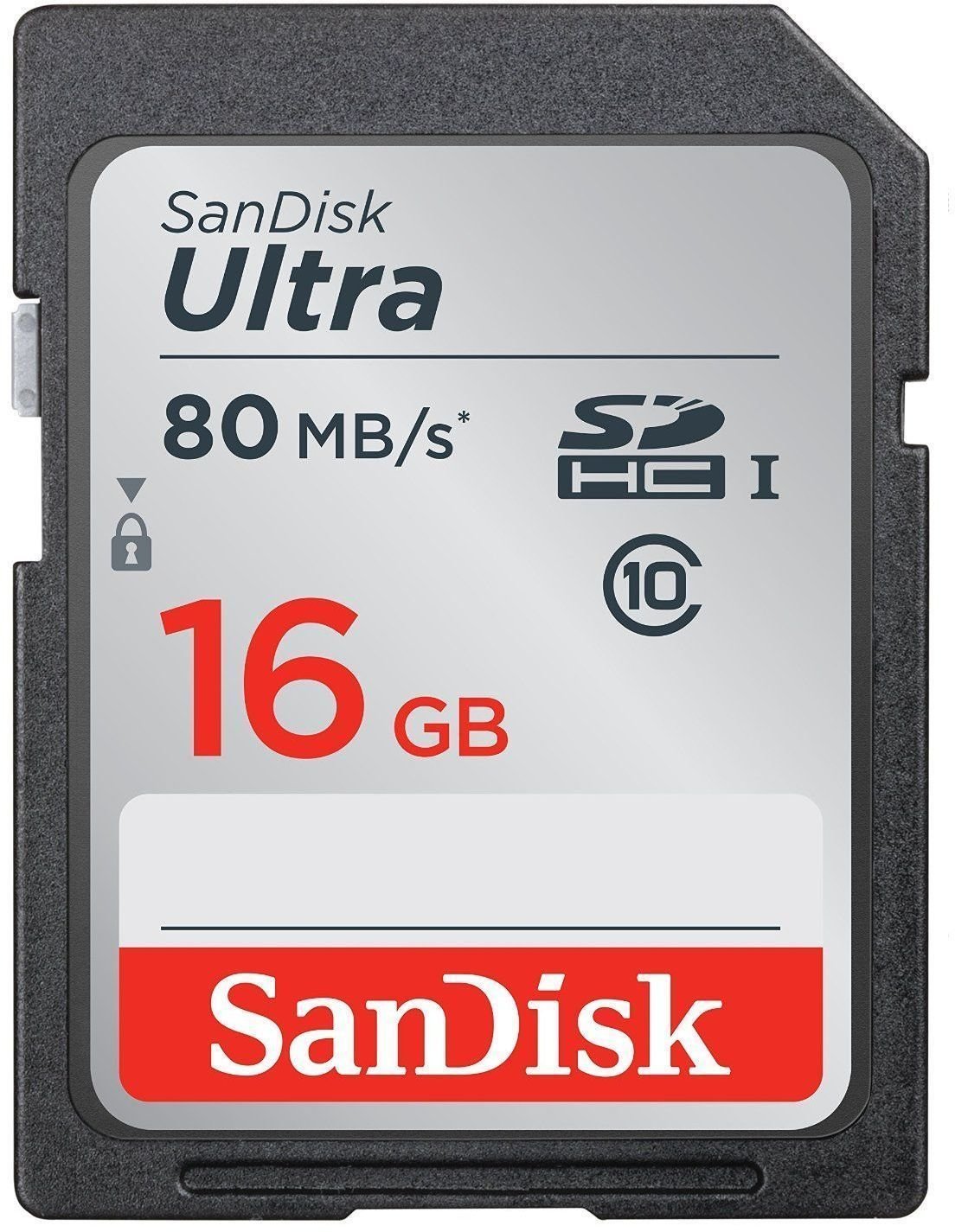 Cartão de memória SanDisk Ultra 16 GB SDSDUNC-016G-GN6IN SDHC 16 GB Cartão de memória