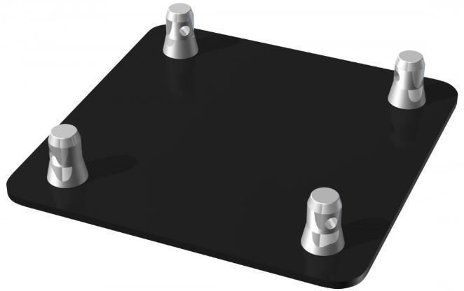 Placa de base da treliça BeamZ P30 Truss Baseplate Complete Black
