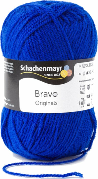 Knitting Yarn Schachenmayr Bravo Originals 8211 Royal