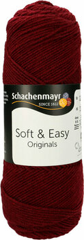 Knitting Yarn Schachenmayr Soft & Easy 32 Burgundy - 1