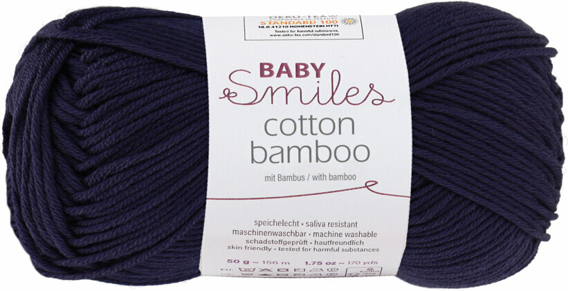 Pređa za pletenje Schachenmayr Baby Smiles Cotton Bamboo 1050 Marine Pređa za pletenje