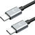 USB-kabel FiiO LT-TC1 Zilver 12 cm USB-kabel