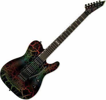 Elektrická kytara ESP LTD Eclipse '87 Rainbow Crackle Elektrická kytara - 1