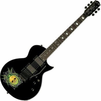 Elektromos gitár ESP LTD KH-3 Spider Kirk Hammett Black Spider Graphic (Használt ) - 1