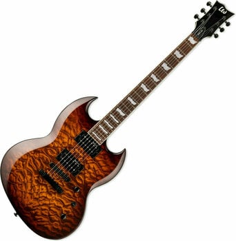 Elektrische gitaar ESP LTD VIPER-256 Dark Brown Sunburst - 1