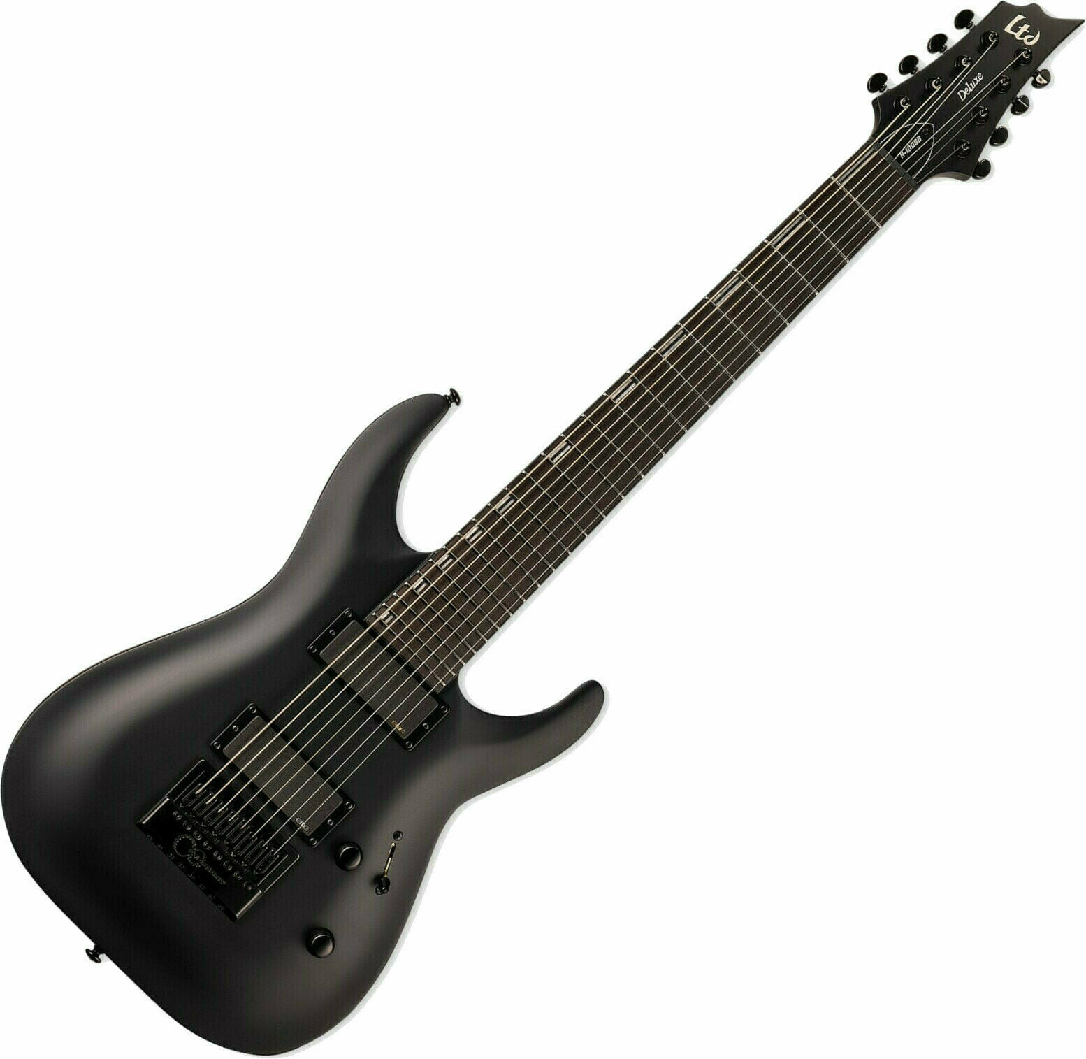 8χορδη Ηλεκτρική Κιθάρα ESP LTD H-1008 Black Satin