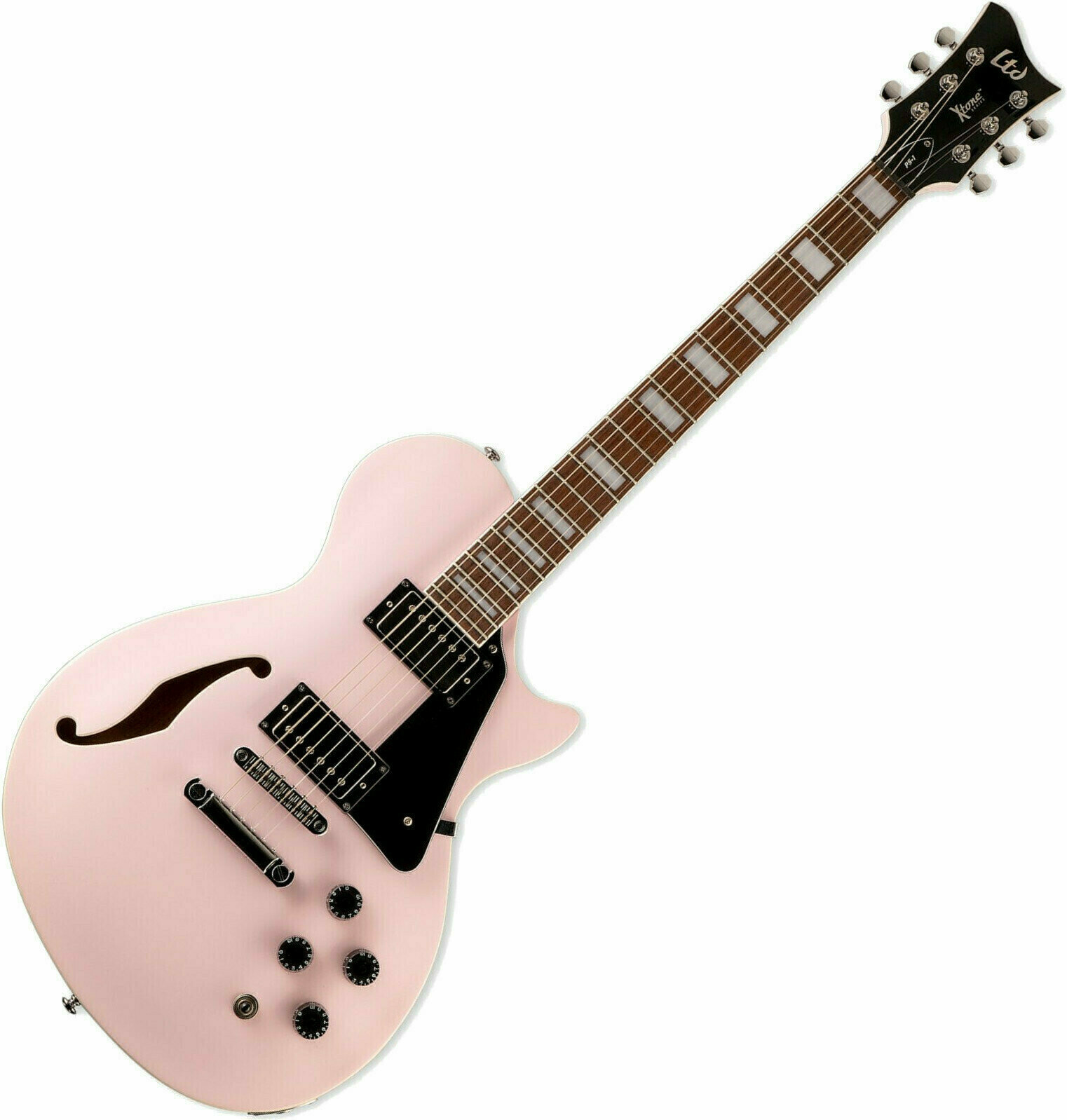 Semiakustická kytara ESP LTD PS-1 Pearl Pink