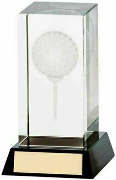 trofeo golf Longridge Lanark 3D Block Trophy - 90mm - 1