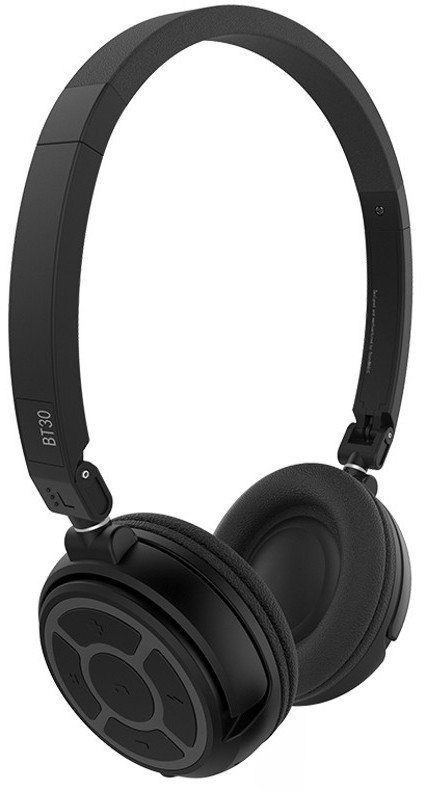Vezeték nélküli fejhallgatók On-ear SoundMAGIC BT30 Black