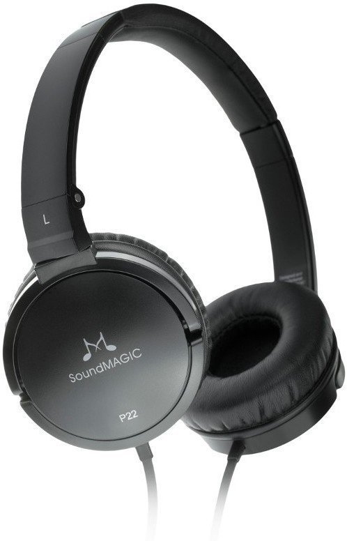 On-ear Fülhallgató SoundMAGIC P22 Black