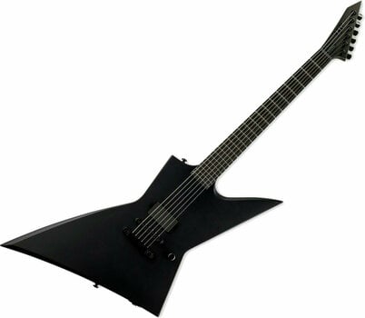Guitare électrique ESP LTD EX-Black Metal Black Satin - 1