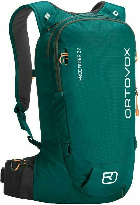 СКИ пътна чанта Ortovox Free Rider 22 Pacific Green СКИ пътна чанта
