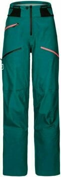 Pantalons de ski Ortovox 3L Deep Shell W Pacific Green M - 1