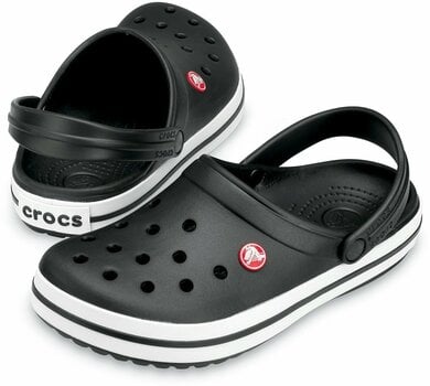 Scarpe unisex Crocs Crocband Clog Black 39-40 - 1
