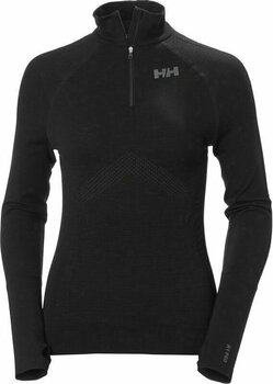 Thermal Underwear Helly Hansen W H1 Pro Lifa Seamless 1/2 Zip Black M Thermal Underwear - 1