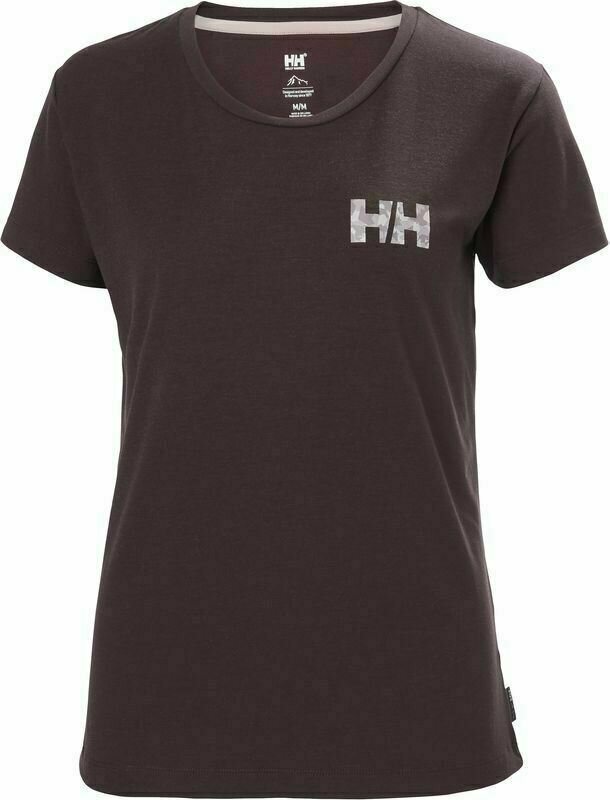Outdoorové tričko Helly Hansen W Skog Recycled Graphic T-Shirt Bourbon XS Outdoorové tričko
