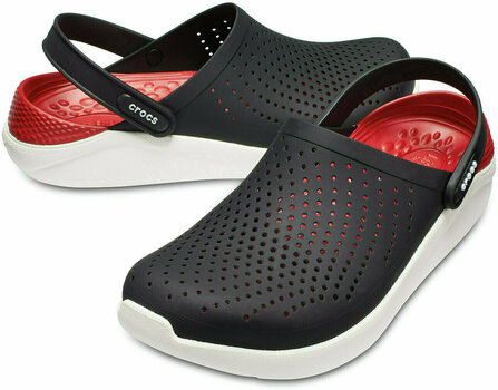 Calçado náutico Crocs LiteRide Clog Black/White 38-39 - 1