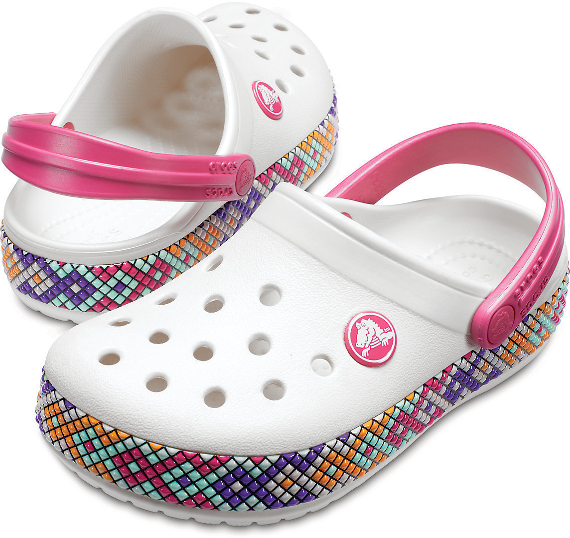 Chaussures de bateau enfant Crocs Crocband Gallery Clog Kids Oyster 22-23