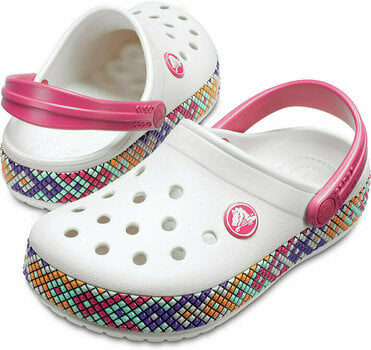 Zapatos para barco de niños Crocs Crocband Gallery Clog Kids Oyster 32-33 - 1