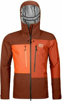 Ski-jas Ortovox 3L Deep Shell M Clay Orange M - 1