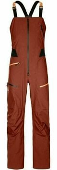 Pantaloni schi Ortovox 3L Deep Shell Bib M Clay Orange XL Pantaloni schi - 1