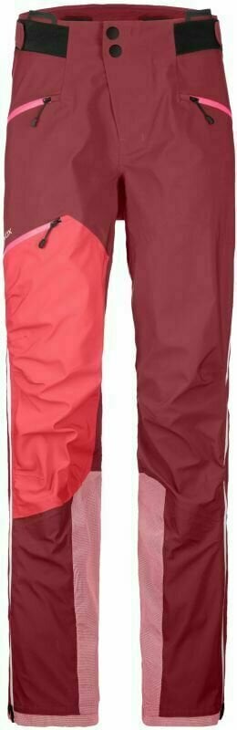 Outdoorové kalhoty Ortovox Westalpen 3L W Dark Blood L Outdoorové kalhoty