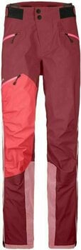 Outdoorové kalhoty Ortovox Westalpen 3L W Dark Blood L Outdoorové kalhoty - 1
